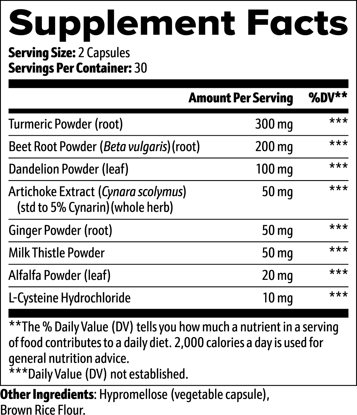 Liver Support Supplement