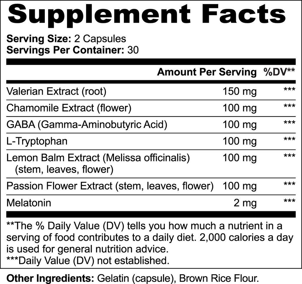 Sleep Formula-All Natural Based