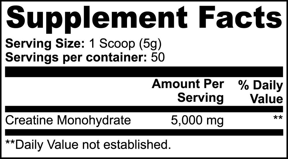 Creatine Monohydrate - Unflavored