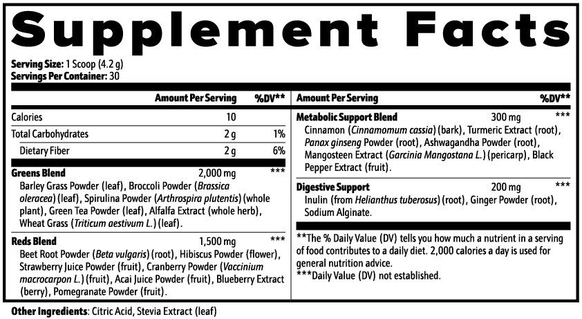 Greens Superfood Supplement