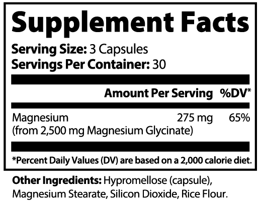 Magnesium Glycinate capsules